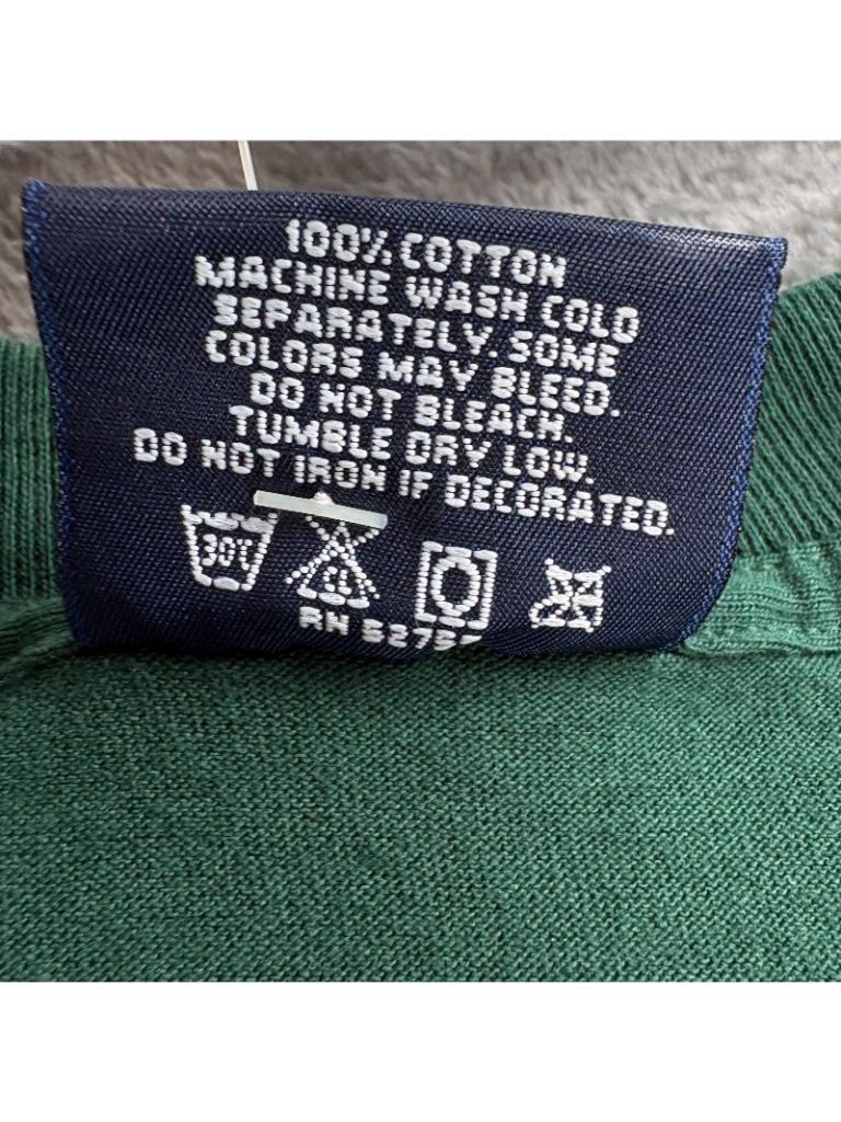 Vintage Baylor University Jansport T Shirt Nwt Xl Green 100% Cotton College Usa — image 7 of 8